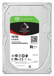 Seagate Ironwolf 10TB HDD Σκληρός Δίσκος 3.5'' SATA III 7200rpm με 256MB Cache για NAS