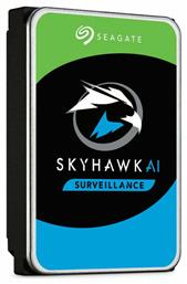 Seagate SkyHawk AI Surveillance 8TB HDD Σκληρός Δίσκος 3.5'' SATA III 7200rpm με 256MB Cache για Καταγραφικό / NAS / Server