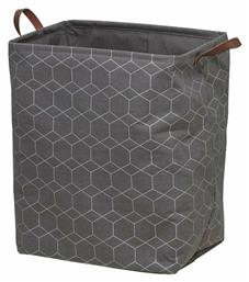 Sealskin Geometric Καλάθι Απλύτων Υφασμάτινο 40x30x50cm Γκρι από το 24home