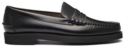 Sebago Dan Polaris Δερμάτινα Ανδρικά Loafers σε Μαύρο Χρώμα