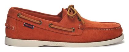 Sebago Docksides Portland Ανδρικά Boat Shoes σε Καφέ Χρώμα από το Spartoo