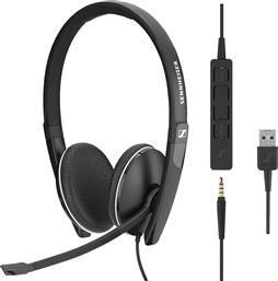 Sennheiser SC 165 On Ear Multimedia Ακουστικά με μικροφωνο και σύνδεση USB-A από το e-shop