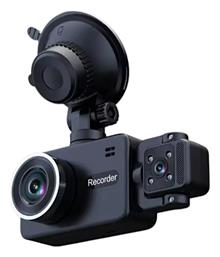 Σετ Κάμερα DVR Αυτοκινήτου 1080P με Οθόνη 3'' για Παρμπρίζ με Βεντούζα & Κάμερα Οπισθοπορείας
