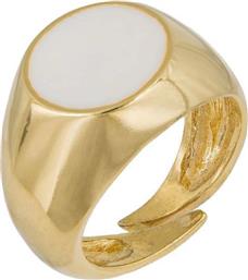 Σεβαλιέ δαχτυλίδι ασημένιο επιχρυσωμένο 925 005344 005344 Ασήμι από το Kosmima24