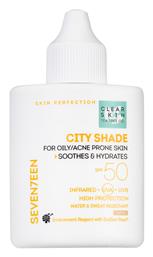 Seventeen City Shade Tinted Αντηλιακή Κρέμα Προσώπου SPF50 με Χρώμα 35ml από το Galerie De Beaute