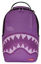 Shark Central Dlxvs Σχολική Τσάντα Πλάτης Γυμνασίου - Λυκείου Μωβ με Θήκη για Παγούρι B7740