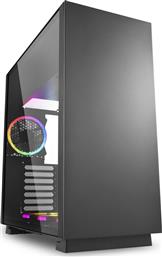 Sharkoon Pure Steel RGB Gaming Midi Tower Κουτί Υπολογιστή με Πλαϊνό Παράθυρο Μαύρο από το Public
