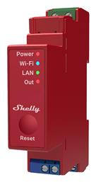 Shelly Pro 1pm Ρελέ Ράγας Ισχύος 16A με Τάση 230V