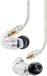 Shure Ακουστικά Ψείρες In Ear SE215 Διάφανα