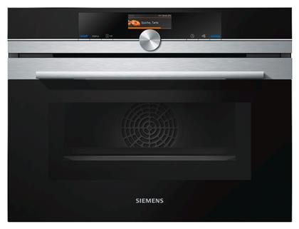 Siemens Εντοιχιζόμενος Φούρνος Μικροκυμάτων με Grill 45lt Inox