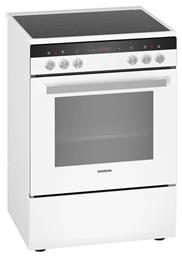 Siemens HK9R30021 Κουζίνα 66lt με Κεραμικές Εστίες Π60εκ. Λευκή από το Kotsovolos