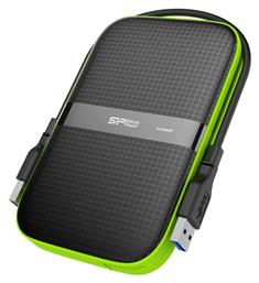 Silicon Power Armor A60 USB 3.1 Εξωτερικός HDD 2TB 2.5'' Μαύρο/Πράσινο