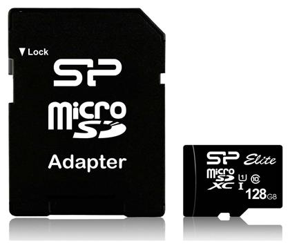 Silicon Power Elite microSDXC 128GB Class 10 U1 UHS-I με αντάπτορα