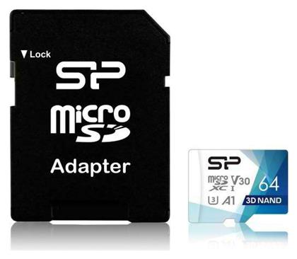 Silicon Power Superior Pro microSDXC 64GB Class 10 U3 V30 A1 UHS-III από το Public