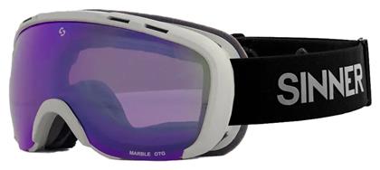 Sinner Marble Otg Μάσκα Σκι & Snowboard Ενηλίκων με Φακό σε Μωβ Χρώμα από το Z-mall