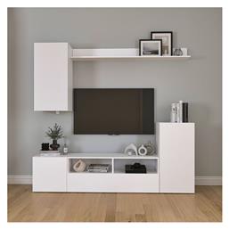 Σύνθετο Σαλονιού Rodos Λευκό Μ210.2xΒ36xΥ90.4εκ.