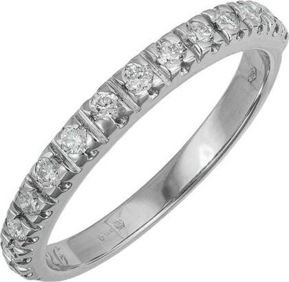 Σειρέ δαχτυλίδι με διαμάντια από λευκόχρυσο Κ18 039520 039520 Χρυσός 18 Καράτια από το Kosmima24