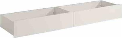 Συρτάρι Κρεβατιού Σετ Sommel Λευκό 199x53x25cm