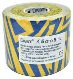 Sixtus Dream K 5cm x 5m Tribe Blue-Yellow