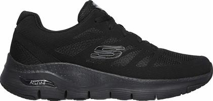 Skechers Arch Fit Ανδρικά Αθλητικά Παπούτσια Running Μαύρα από το MyShoe