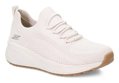 Skechers Bobs Sparrow Γυναικεία Ανατομικά Sneakers Off White