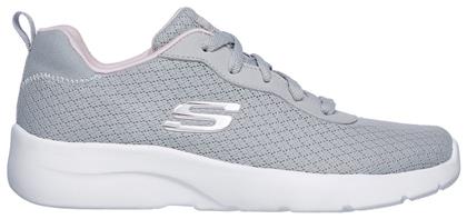 Skechers Diamond Mesh Lace Up Γυναικεία Running Γκρι