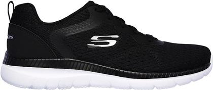 Skechers Engineered Γυναικεία Sneakers Μαύρα από το SportsFactory