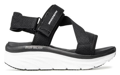 Skechers Γυναικεία Σανδάλια Ανατομικά Sporty Flatforms σε Μαύρο Χρώμα από το Epapoutsia