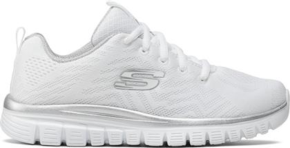 Skechers Graceful Get Connected Γυναικεία Αθλητικά Παπούτσια Running Λευκά