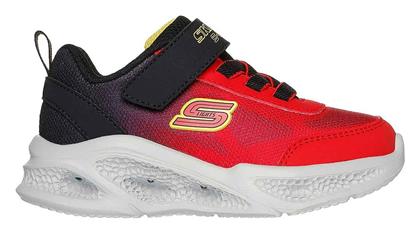 Skechers Meteor Lights Inf Αθλητικά Παιδικά Παπούτσια Running με Σκρατς Κόκκινα