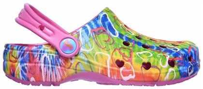 Skechers Παιδικά Σαμπό Θαλάσσης Cali Gear Heart Charmer Hyper Groove Πολύχρωμα από το MybrandShoes