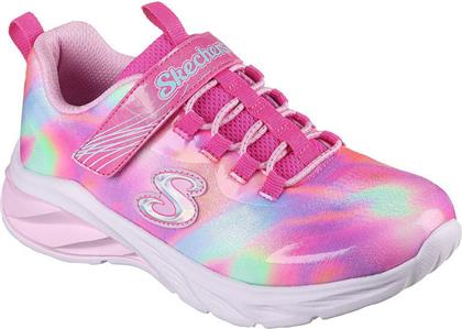Skechers Παιδικά Sneakers Bungee And Strap Ροζ από το SerafinoShoes