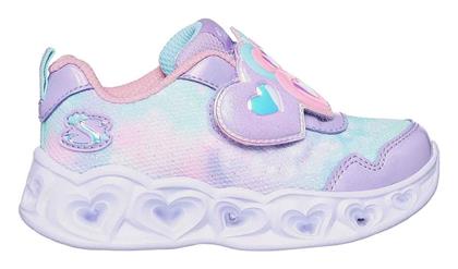 Skechers Παιδικά Sneakers Heart με Φωτάκια Μωβ