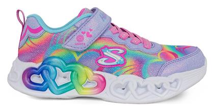 Skechers Παιδικά Sneakers Infinite Heart Lights με Φωτάκια Λιλά από το Dpam