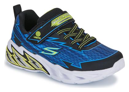 Skechers Παιδικά Sneakers Light Storm 2.0 με Σκρατς & Φωτάκια Μαύρα από το MybrandShoes