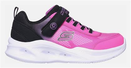 Skechers Παιδικά Sneakers Lighted Gore Μαύρα