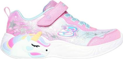 Skechers Παιδικά Sneakers με Φωτάκια Ροζ από το SerafinoShoes