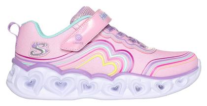 Skechers Παιδικά Sneakers με Φωτάκια Ροζ