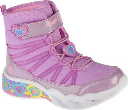 Skechers Παιδικό Μποτάκι με Κορδόνια για Κορίτσι Ροζ από το MybrandShoes