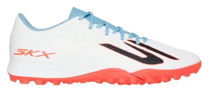 Skechers Ποδοσφαιρικά Παπούτσια με Σχάρα TF Λευκά