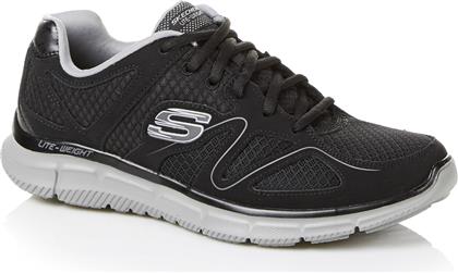 Skechers Satisfaction Flash Point Ανδρικά Αθλητικά Παπούτσια Running Μαύρα από το Modivo