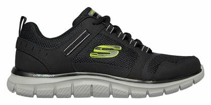 Skechers Track Knockhill Ανδρικά Running Μαύρα από το MybrandShoes