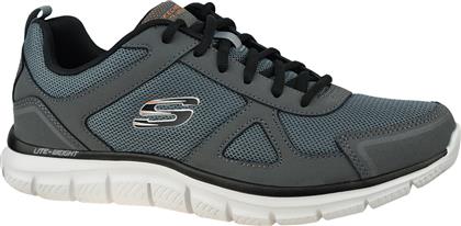 Skechers Track Scloric Ανδρικά Αθλητικά Παπούτσια Running Γκρι