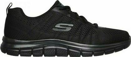 Skechers Track Moulton Ανδρικά Αθλητικά Παπούτσια Running Μαύρα από το MybrandShoes
