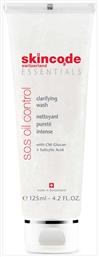 Skincode Essentials SOS Oil Control Clarifying Wash Γαλάκτωμα Καθαρισμού Προσώπου 125ml από το Pharm24