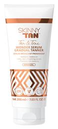 Skinny Tan and Tone Wonder Serum Self Tanning Κρέμα Σώματος 200ml