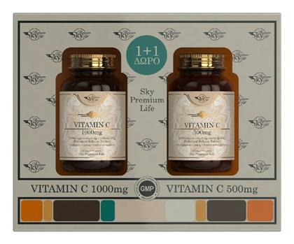 Sky Premium Life Vitamin C 1000mg & Vitamin C 500mg Βιταμίνη