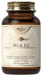 Sky Premium Life Vitamin D3 & K2 Βιταμίνη 60 ταμπλέτες