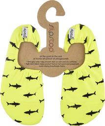 Slipstop Παιδικά Παπουτσάκια Θαλάσσης Neon Shark Κίτρινα