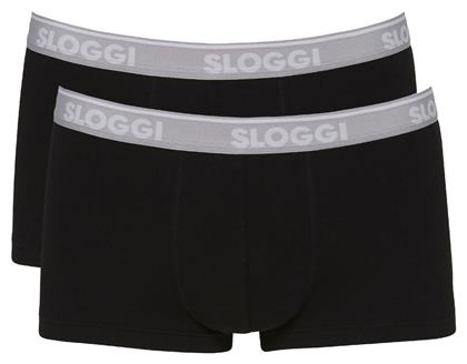 Sloggi Ανδρικά Μποξεράκια Μαύρα 2Pack